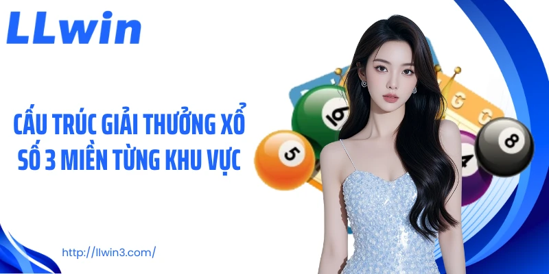 Cấu trúc giải thưởng xổ số 3 miền từng khu vực